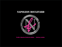 Tablet Screenshot of napoleonboulevard.hu